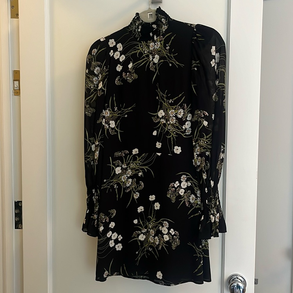 REFORMATION black floral dress size 4
